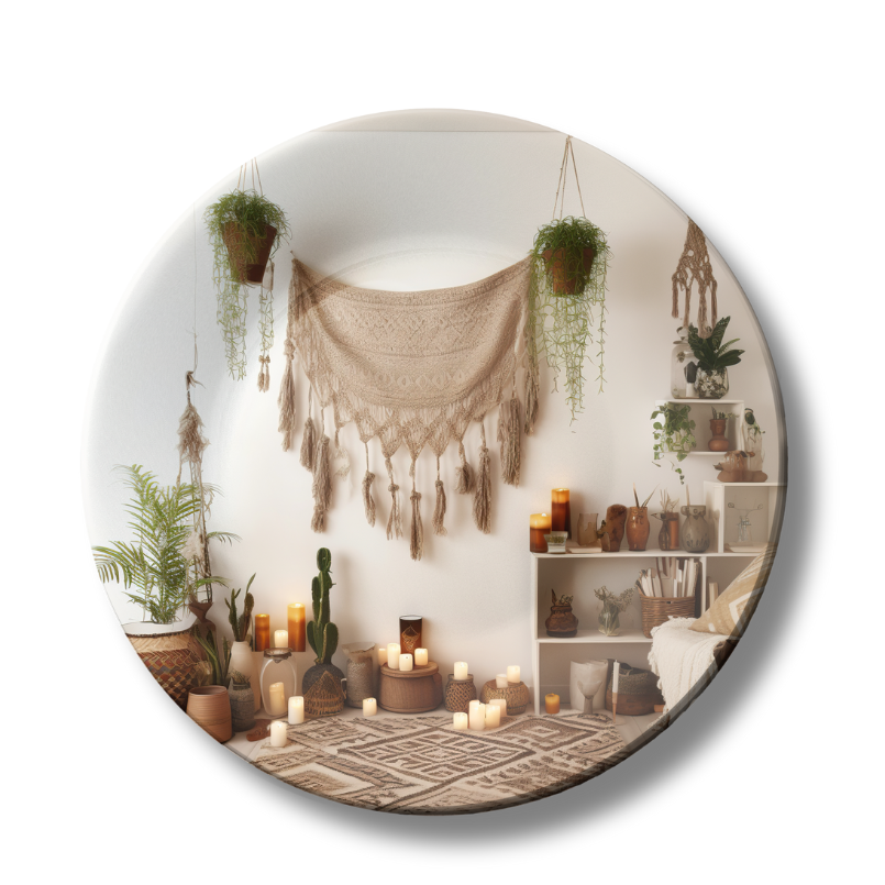 Boho Girl Dream Decorative Wall Plate
