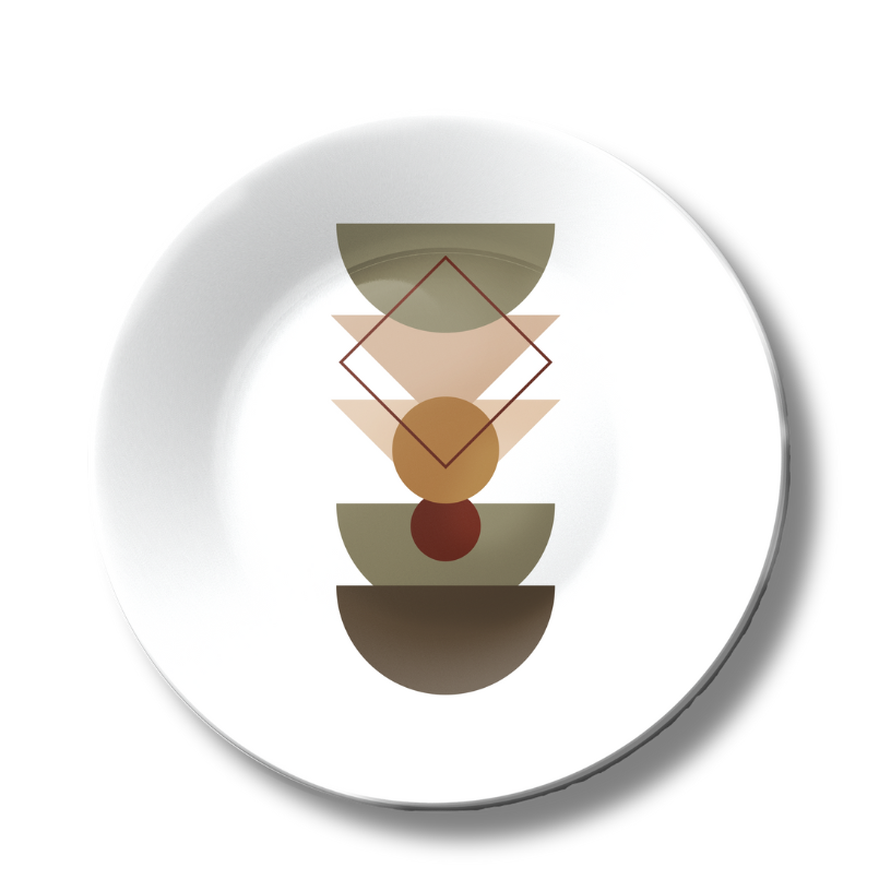 Minimalistic Creative Abstract Decorative Wall Plate