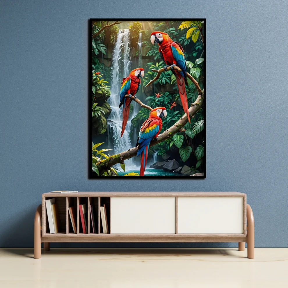 Whispers Of The Wild Canvas Painting Framed Wall Art