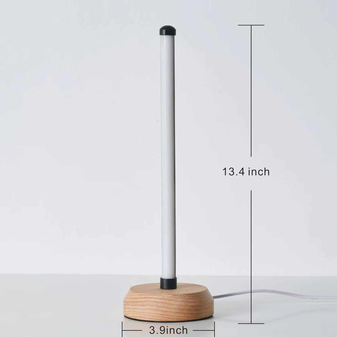 Aurea Linear Solid Wood Table Lamp