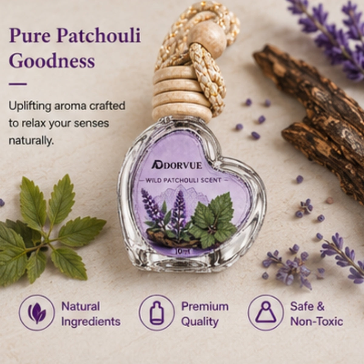 Wild Patchouli Automatic Air Car Freshener 10ml