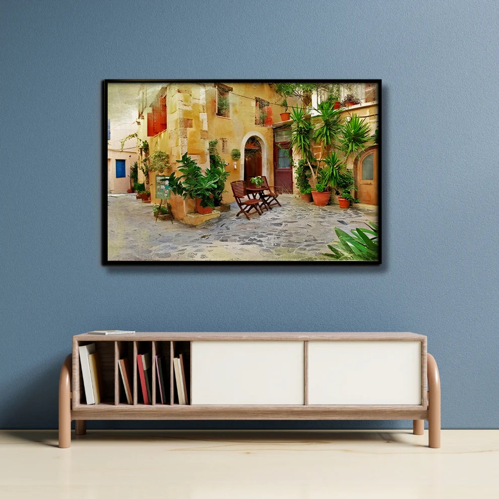 Roots Echoes of Heritage Canvas Painting Framed Wall Art
