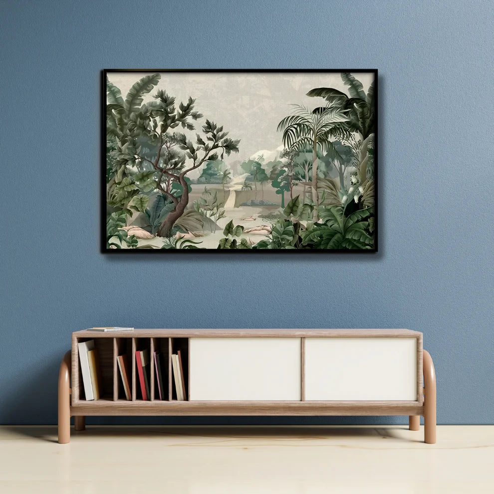 Enchanted Wilderness Canvas Painting Framed Wall Art