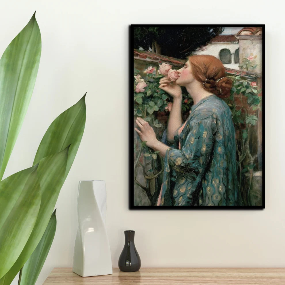 Mystic Mirage Canvas Painting Framed Wall Art