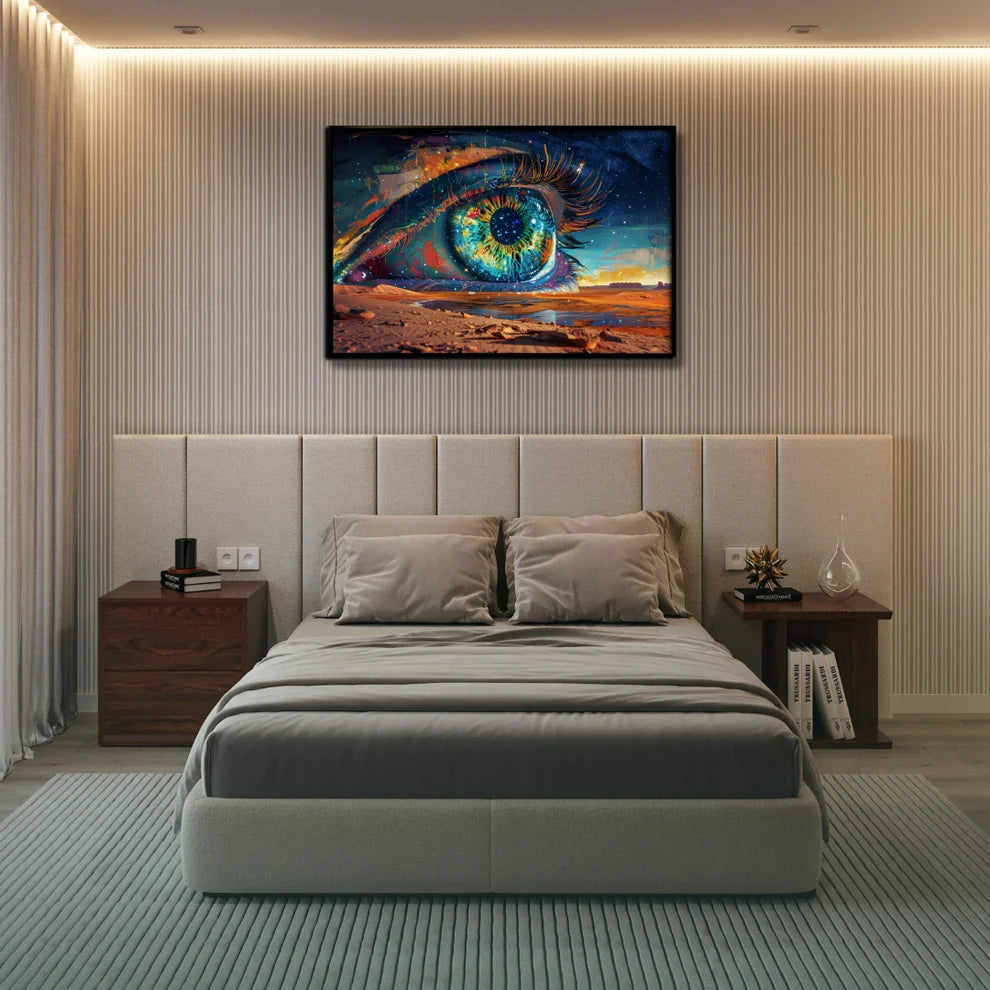 Cosmic Vision Canvas Painting Framed Wall Art