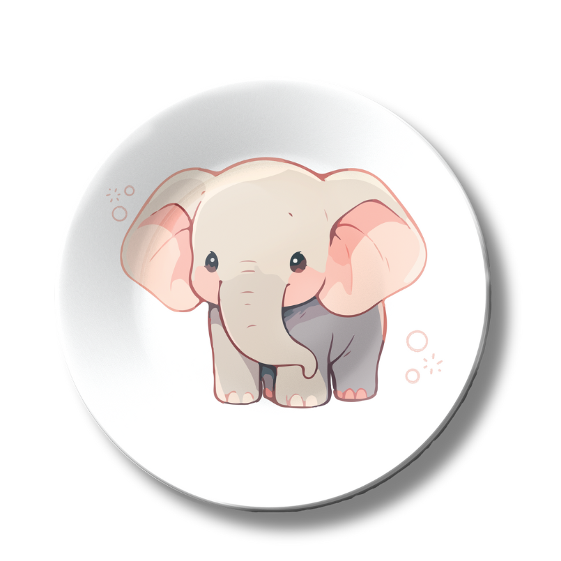 Tiny Trunk Decorative Ceramic Wall Plate