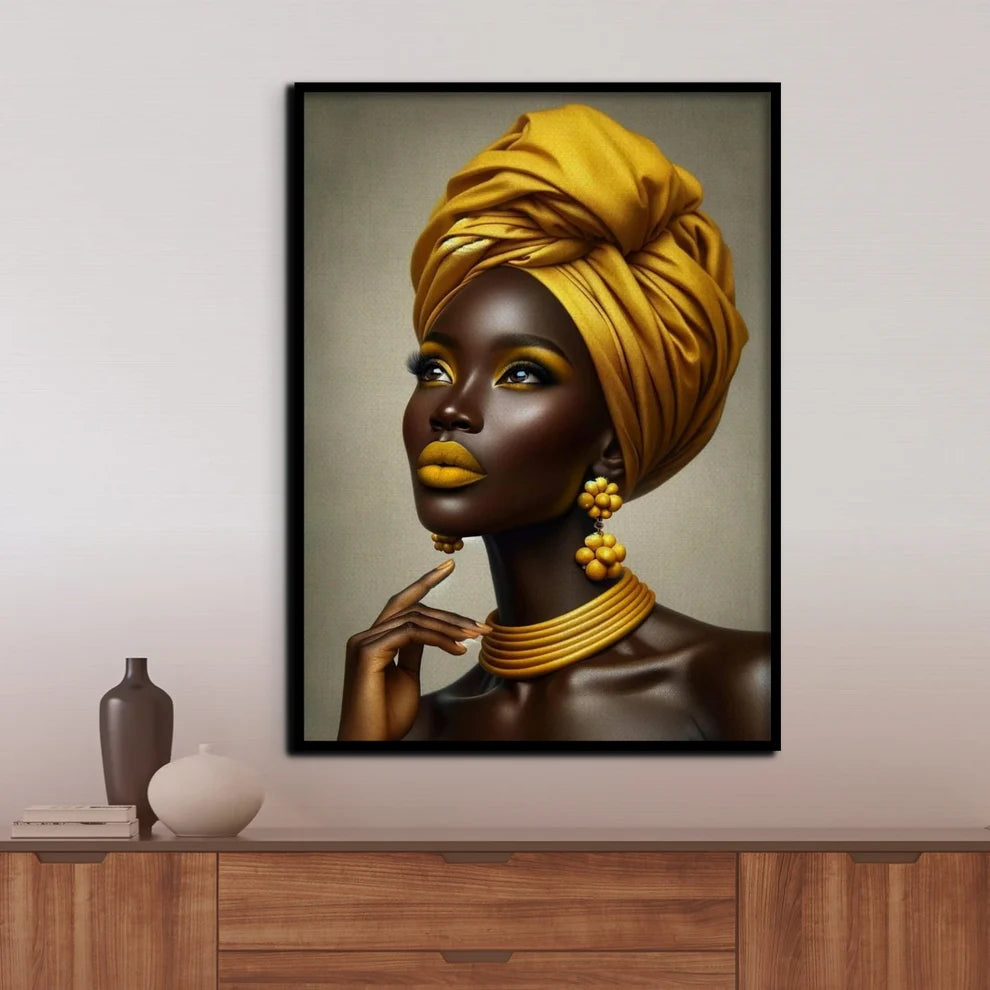 Ethereal Grace Canvas Painting Framed Wall Art