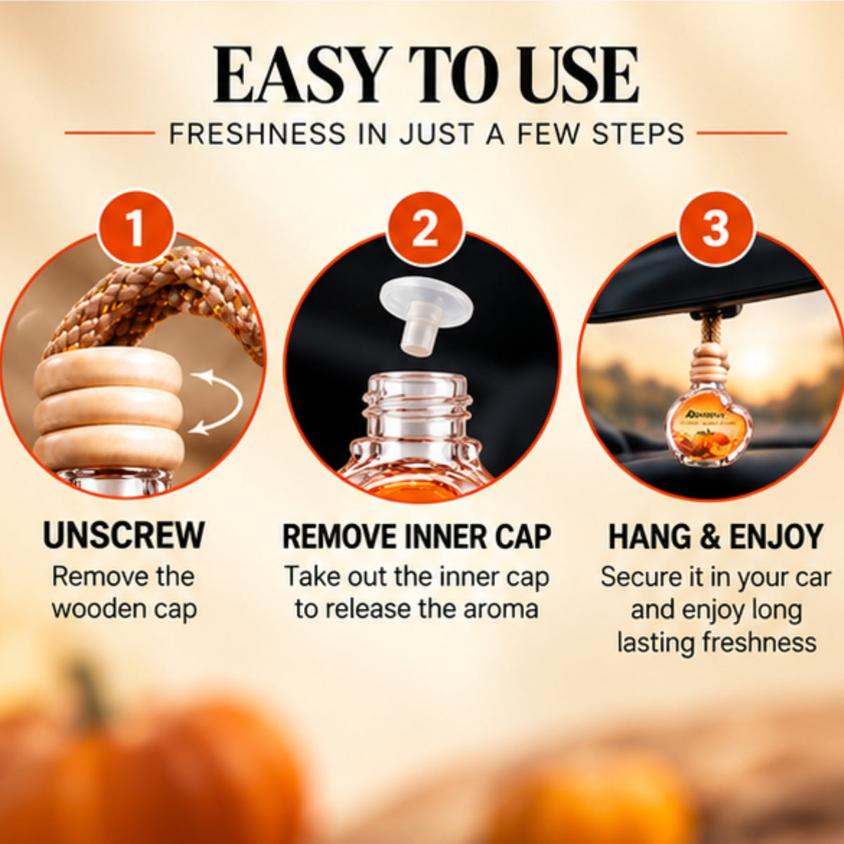 Toasted Pumpkin Automatic Air Car Freshener 10ml