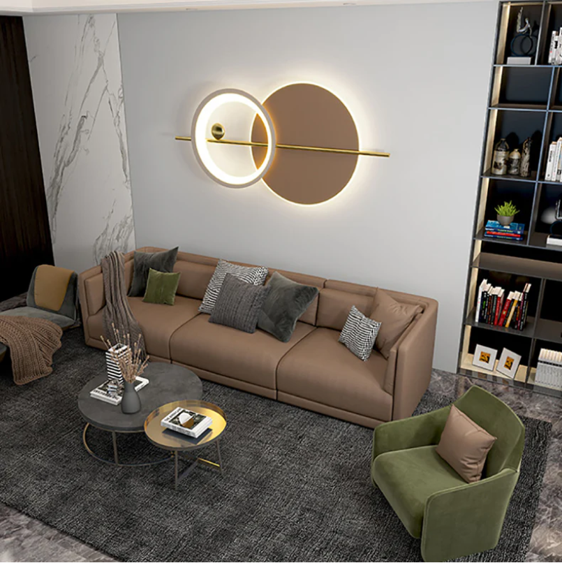 Neo Classic 3D Premium Lamp Metal Wall Art