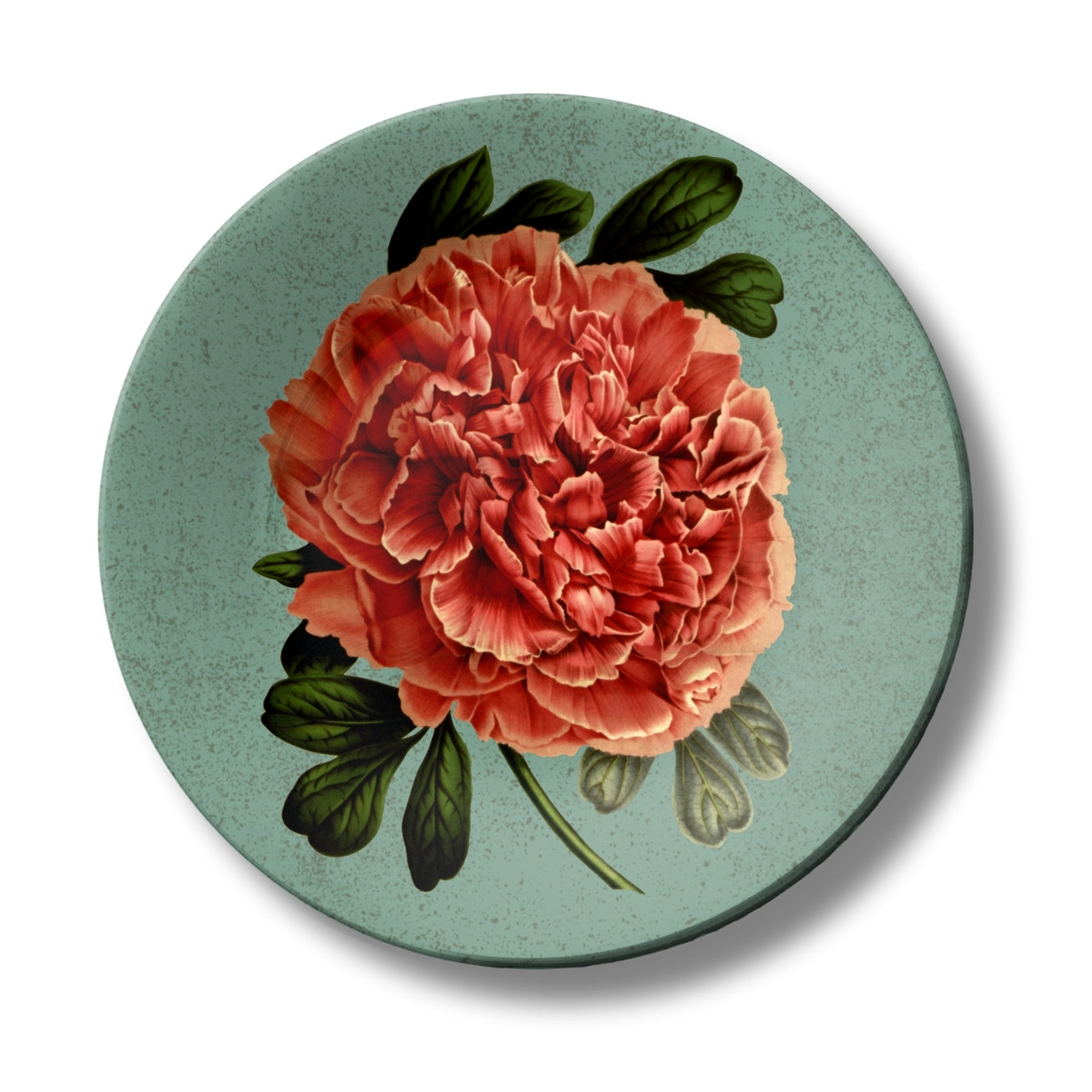 Peony Botanical Decorative Wall Plate