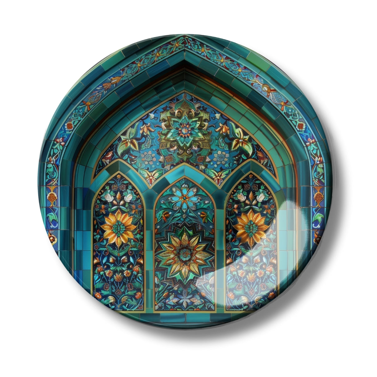 Persian Mosaic Archway Decorative Wall Plate