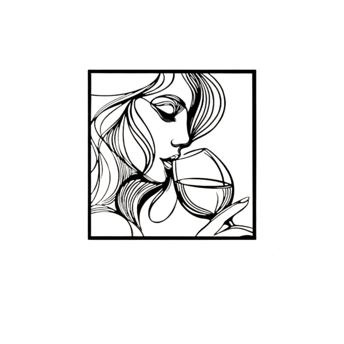 Wine Reverie 3D Acrylic Wall Art