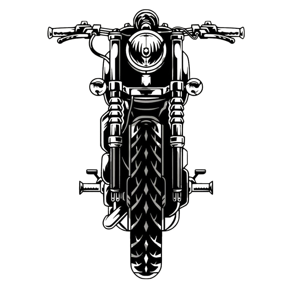 Midnight Rider Bike 3D Acrylic Wall Art