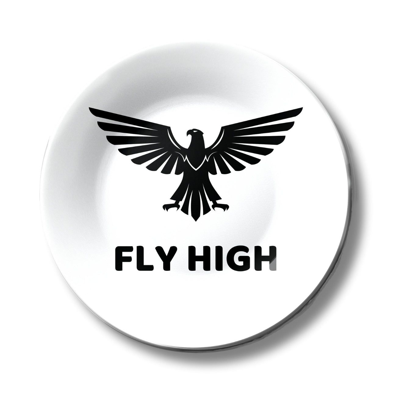 Fly High Eagle Monochrome Decorative Wall Plate