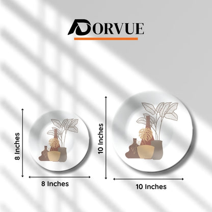 Plants and Vases Boho Decorative Wall Plate