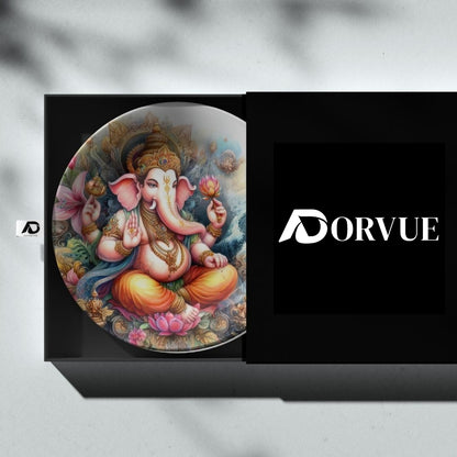 Shri Ganesha Ceramic Decorative Wall Plate