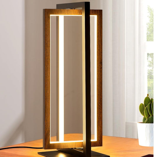 Aurea Axis Solid Wood Table Lamp