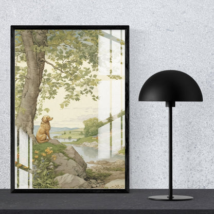 The Little Observer Metal Print With or Without Frame Wall Art