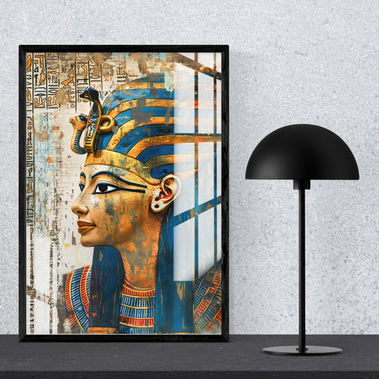 Queen of the Nile Metal Print With or Without Frame Wall Art