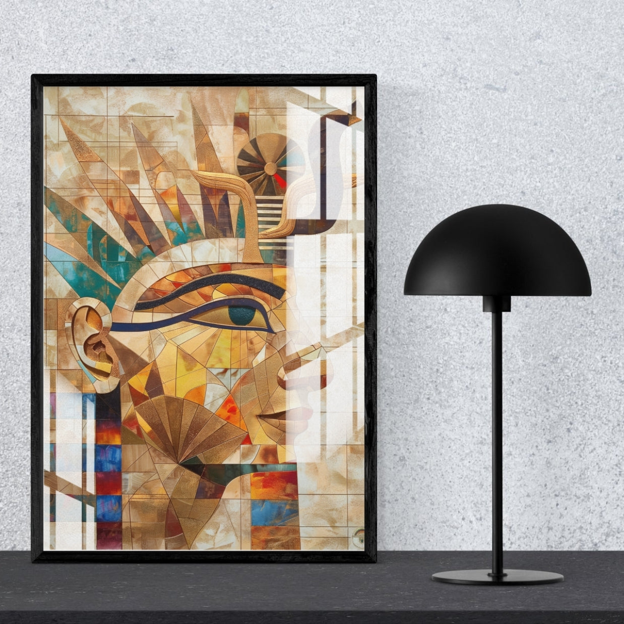 Eternal Nile Gaze Metal Print With or Without Frame Wall Art