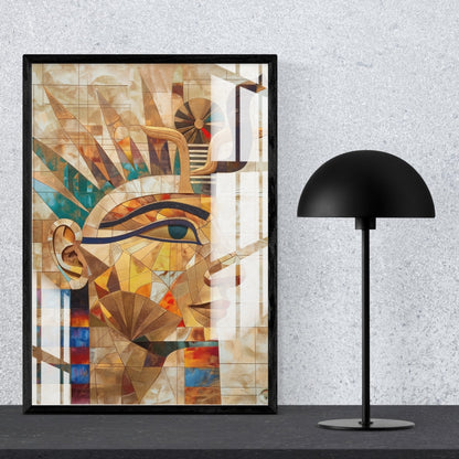 Eternal Nile Gaze Metal Print With or Without Frame Wall Art