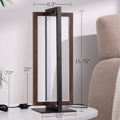 Aurea Axis Solid Wood Table Lamp