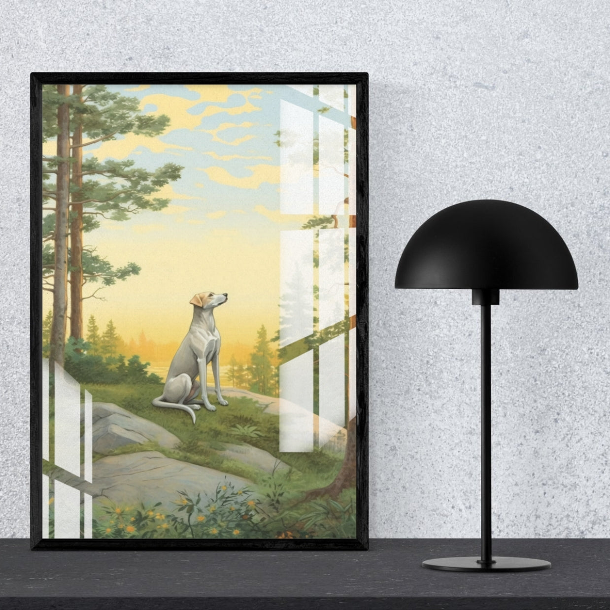 Guardian of the Morning Metal Print With or Without Frame Wall Art