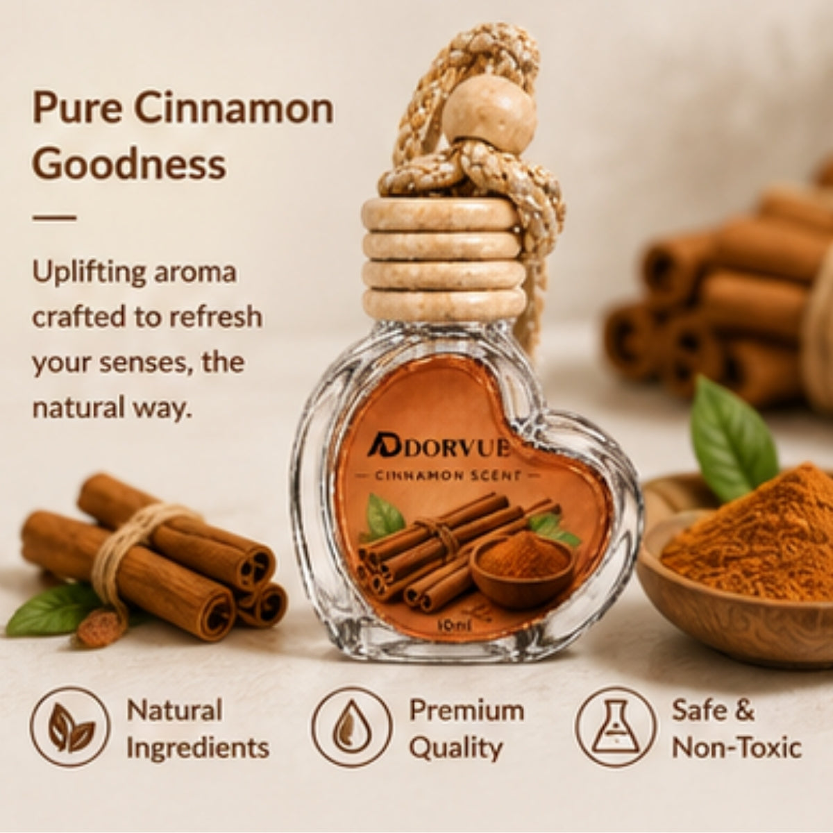 Cinnamon Automatic Air Car Freshener 10ml