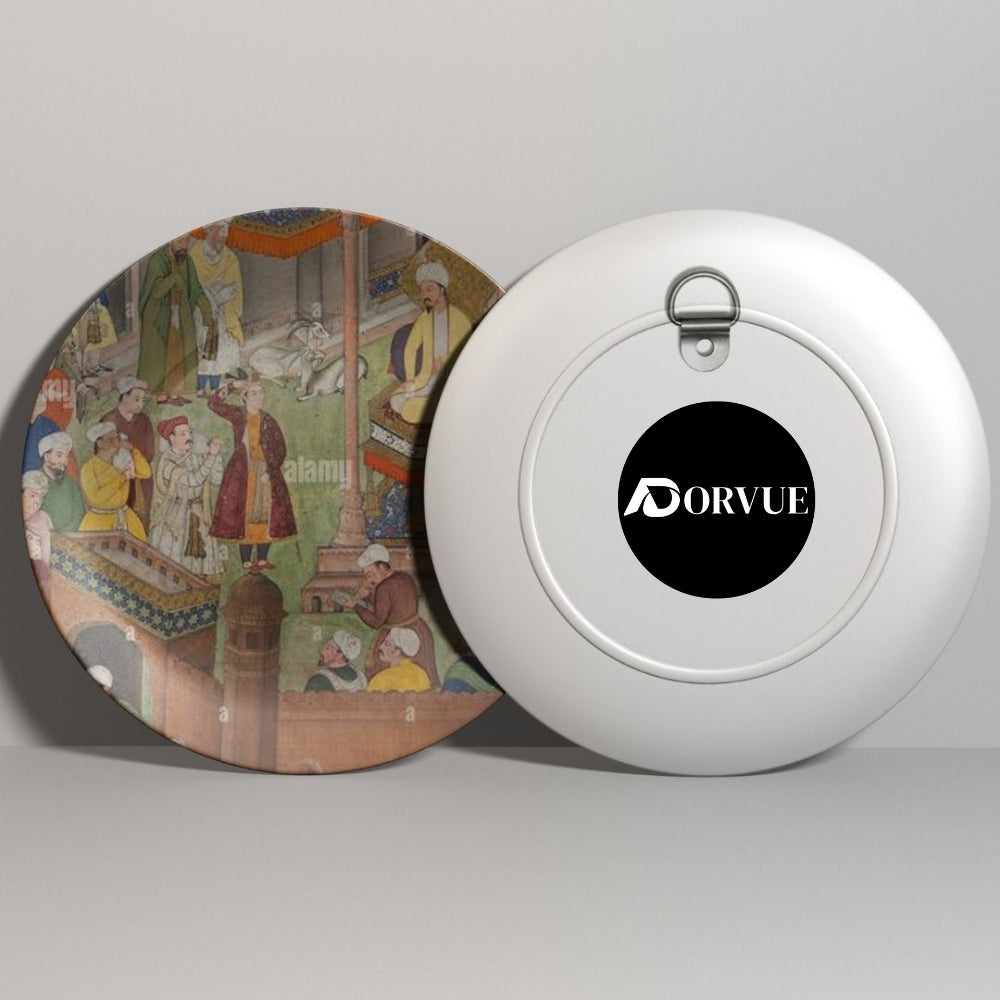 Babur and Humayun Victory Moment Decorative Wall Plate