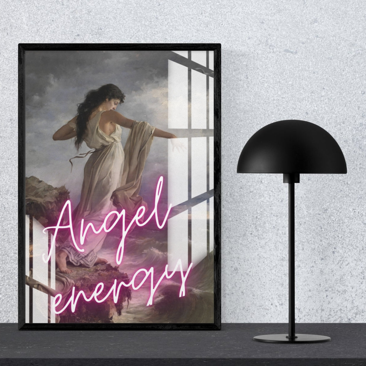 Angel Energy Metal Print With or Without Frame Wall Art
