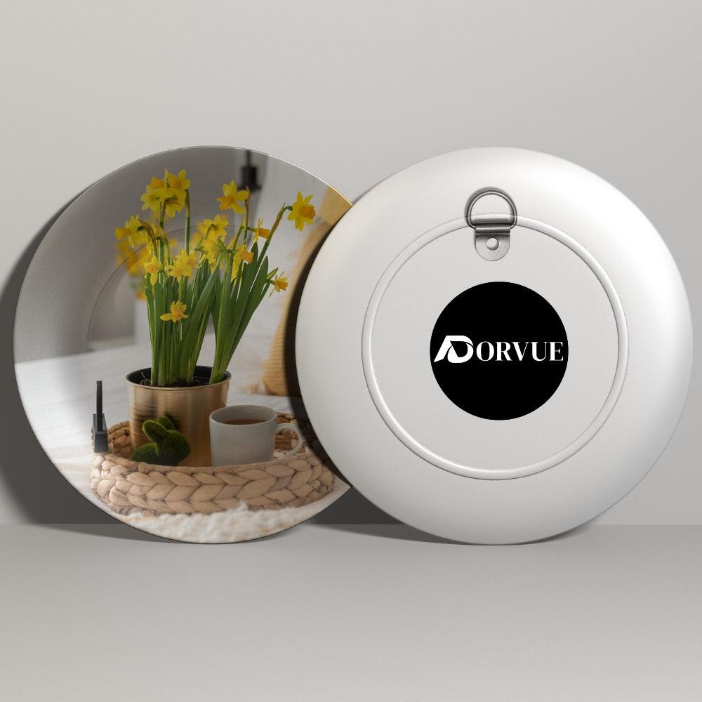 Mindful Morning Home Decor Wall Plate