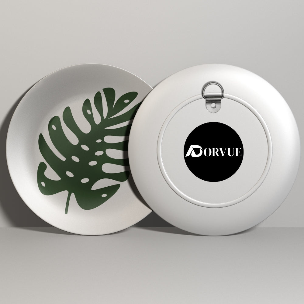 Monstera Leaf Modern Home Decor Wall Plate