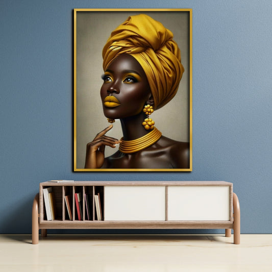 Ethereal Grace Canvas Painting Framed Wall Art