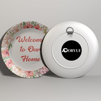 Welcome To Our Home Ceramic Wall Plate Home Décor