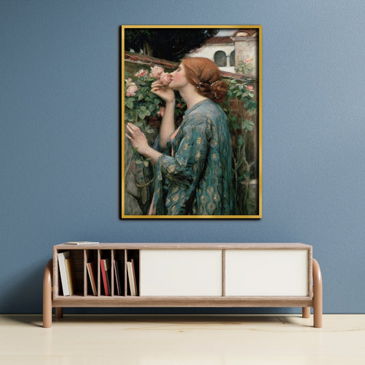 Mystic Mirage Canvas Painting Framed Wall Art