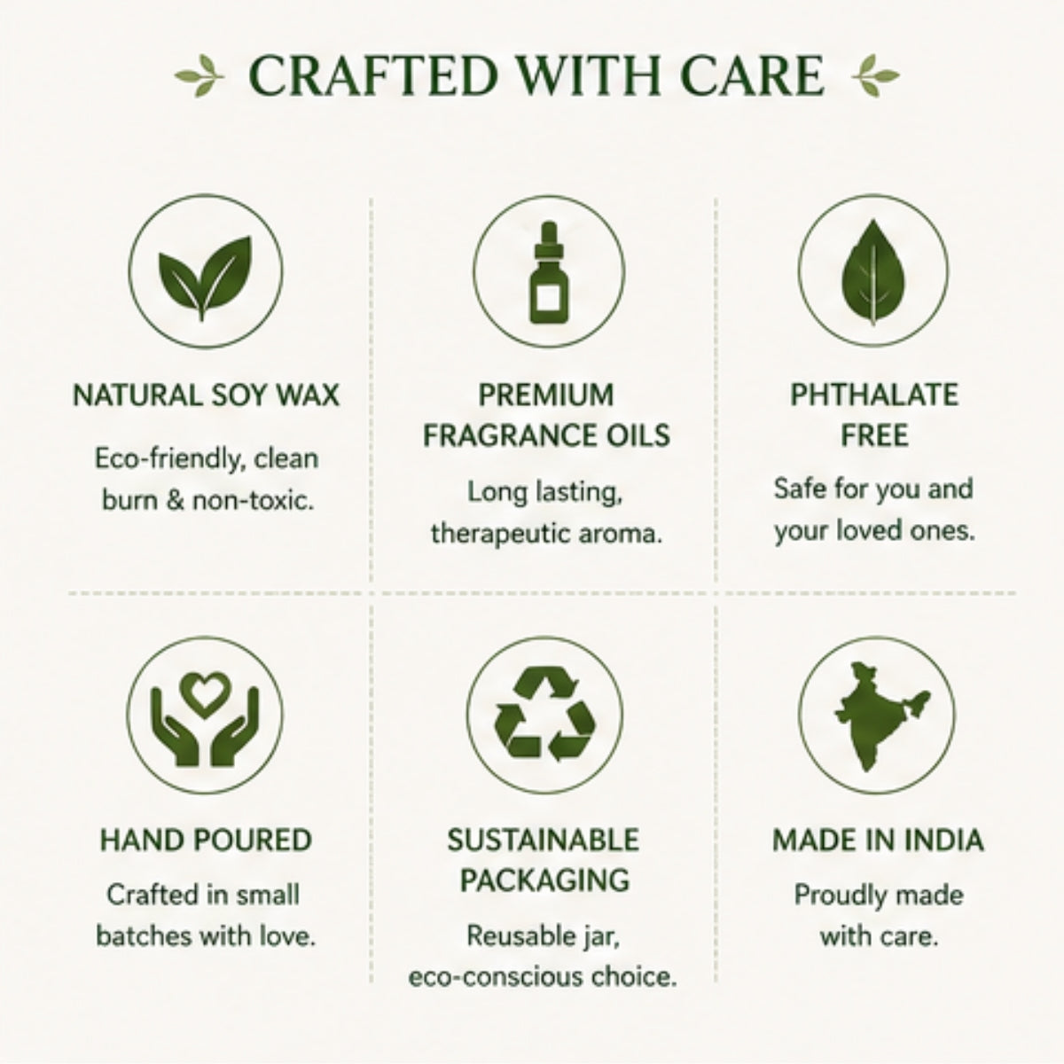 Energy Ritual Scented Candle for Home Fragrance | Lemongrass, Eucalyptus & Mint Soy Wax Candle