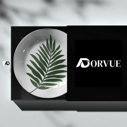 Palm Leaf Minimalist Art Decorative Wall Plate