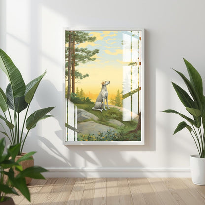 Guardian of the Morning Metal Print With or Without Frame Wall Art