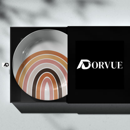 Boho Rainbow Minimalist Decorative Wall Plate