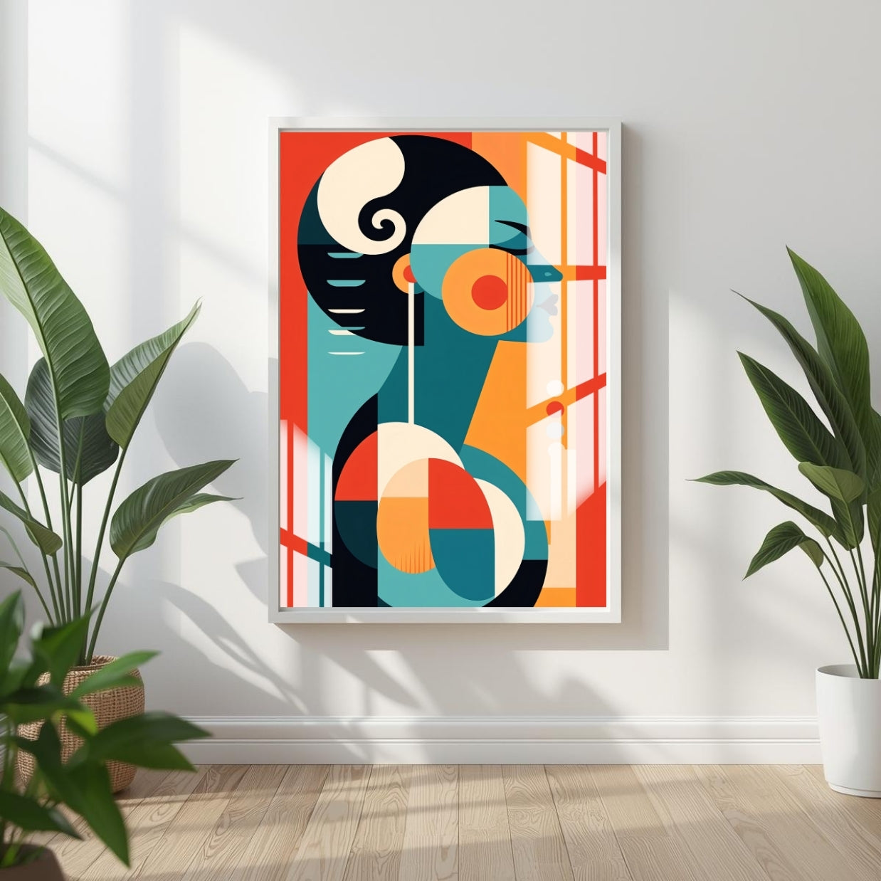 Geometric Soul Abstract Metal Print With or Without Frame Wall Art