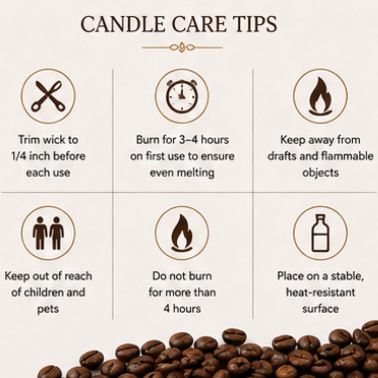 Coffee Scented Candle for Home Décor & Gifting | Natural Soy Wax Aromatherapy Candle