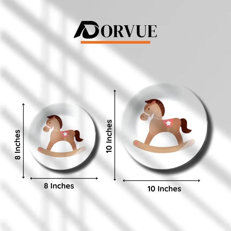 Unicorn Nursery and Kids Room Decorative Wall Plate