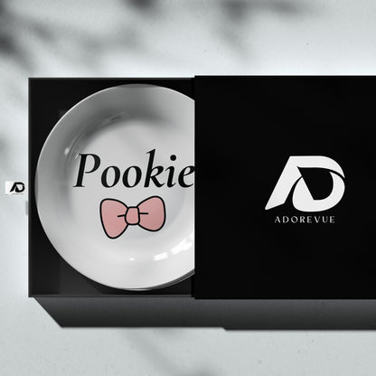 Pookie Bow Decorative Wall Plate