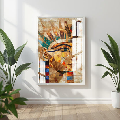 Eternal Nile Gaze Metal Print With or Without Frame Wall Art