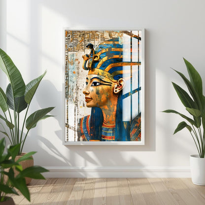 Queen of the Nile Metal Print With or Without Frame Wall Art