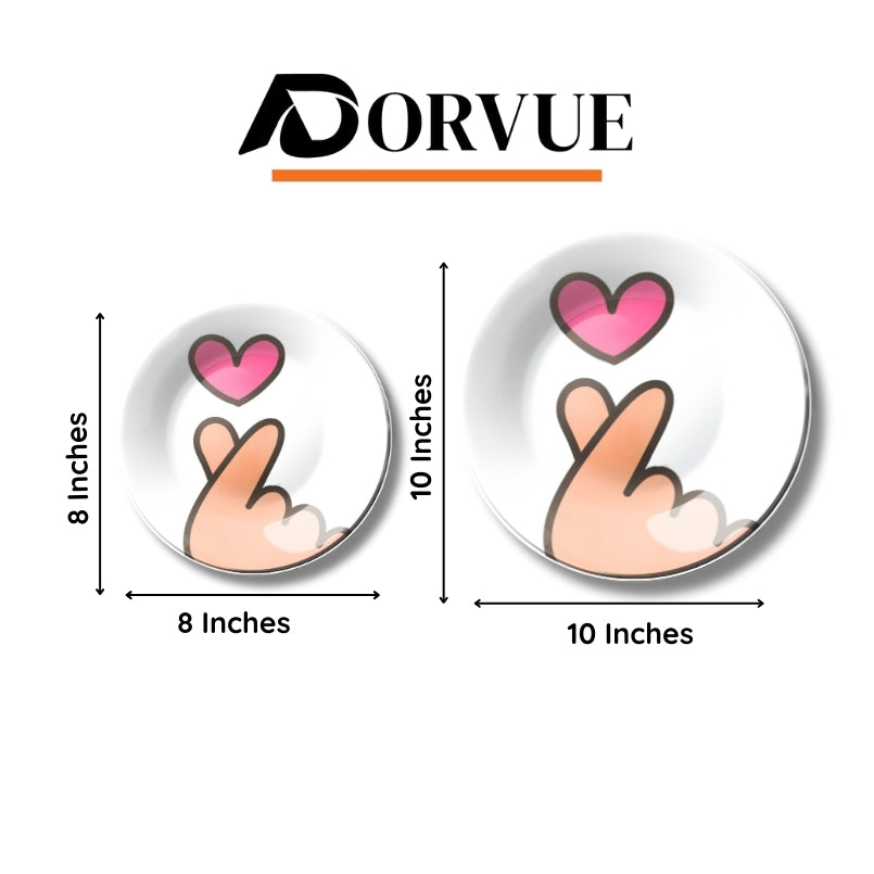Hearts Love Decorative Wall Plate