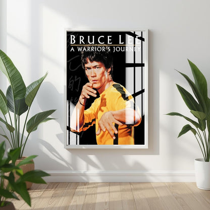 Warrior’s Journey Bruce Lee Metal Print With or Without Frame Wall Art