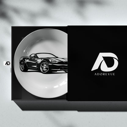 Super Car Monochrome Decorative Wall Plate