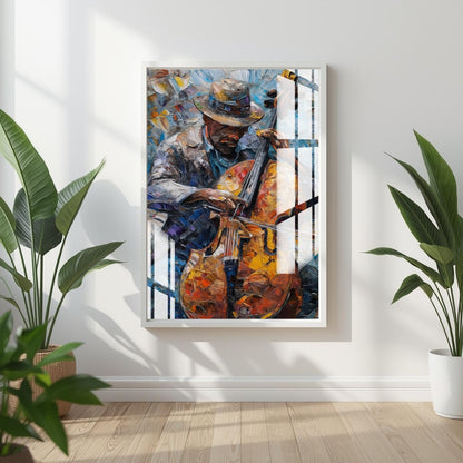 Soul of the Strings Metal Print With or Without Frame Wall Art