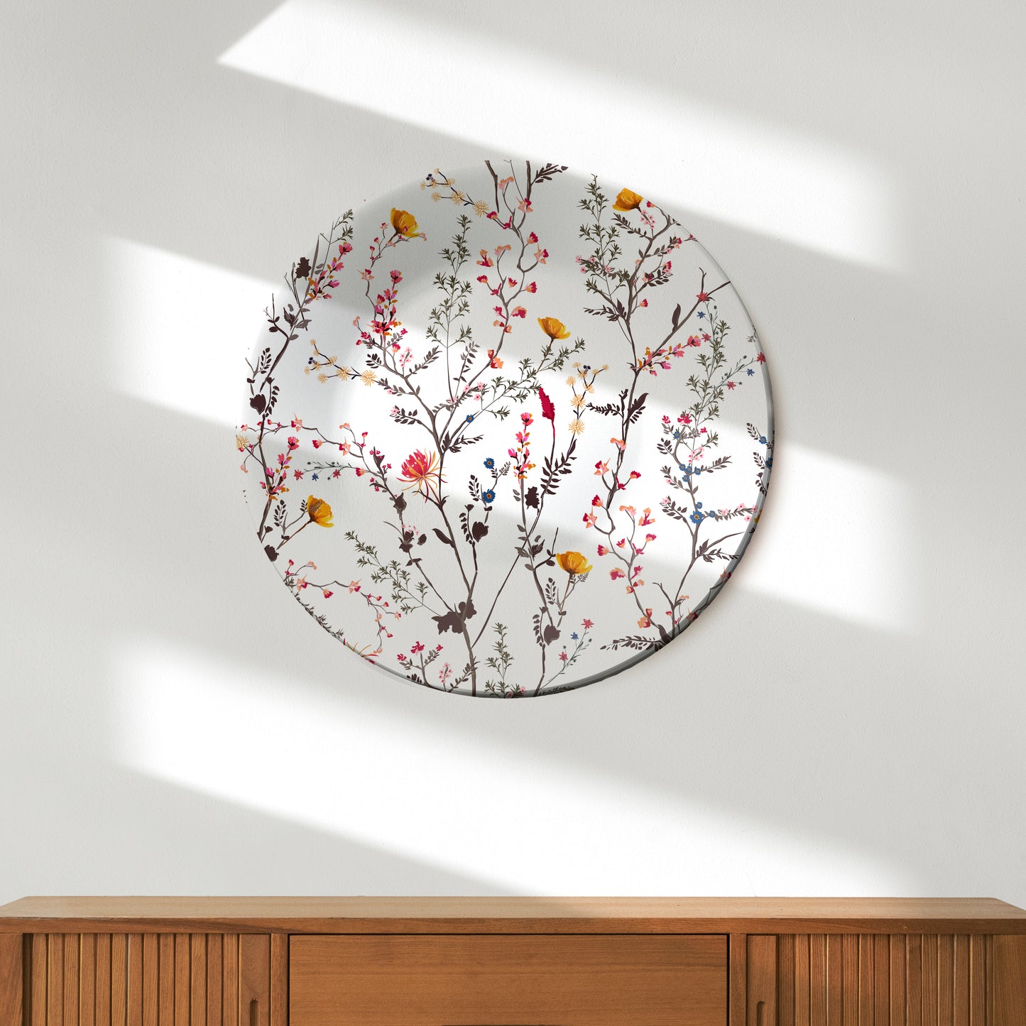 Floral Mirage Ceramic Decorative Wall Plate